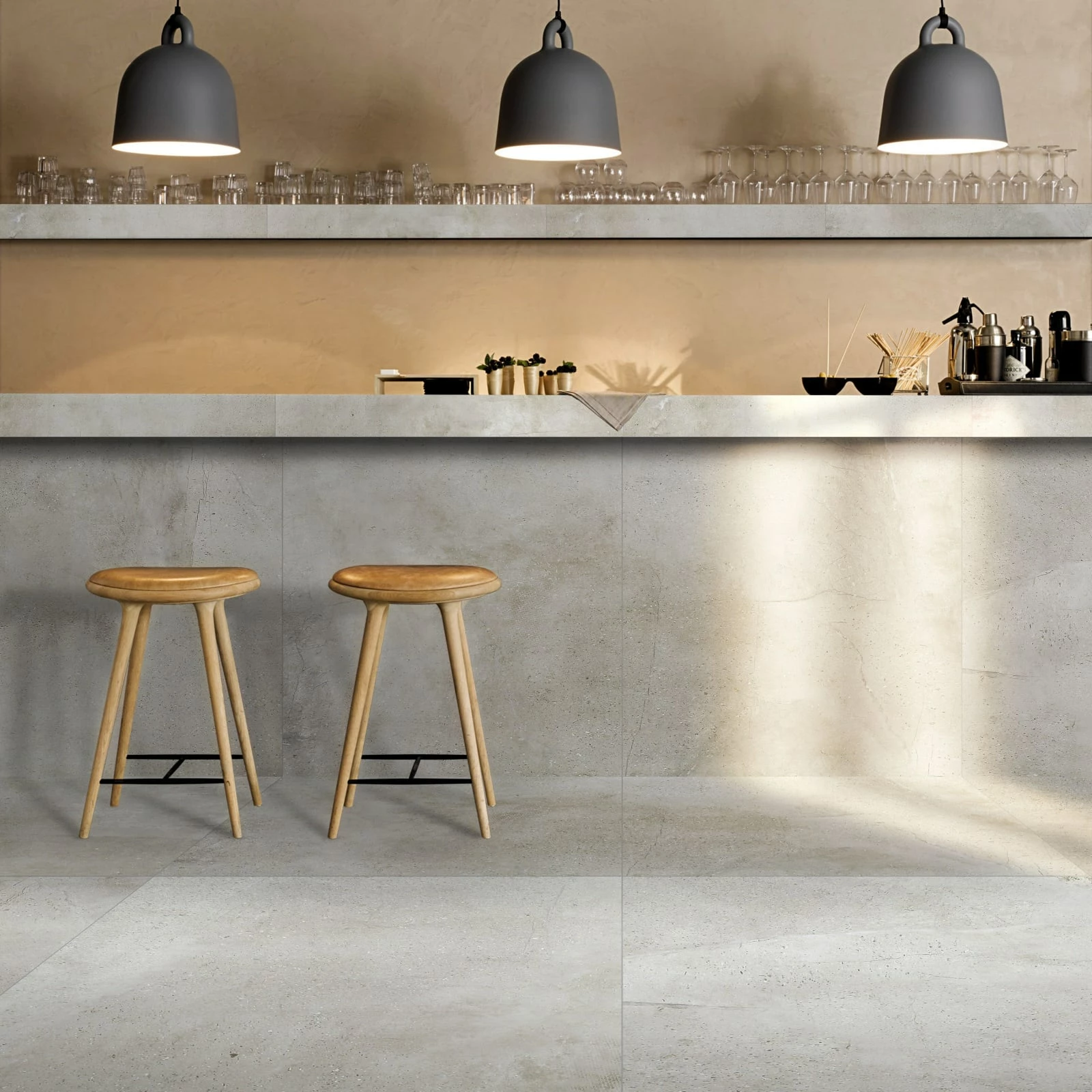 -Max Stone Grigio 90x90 Rectified 5 -Max Stone Grigio 90x90 Rectified - Bilde 3