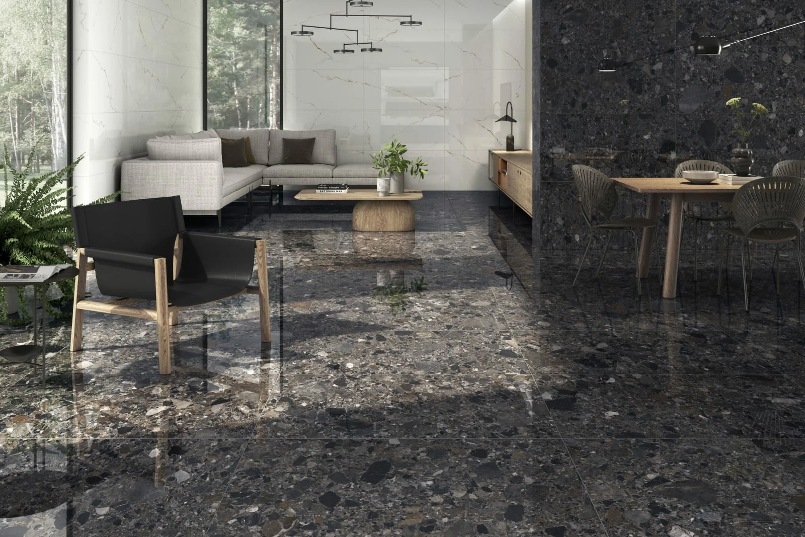 Pulido Inlay Dark 60x120 Rectified 4 Pulido Inlay Dark 60x120 Rectified - Bilde 2