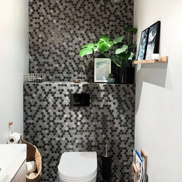 Hexagon Lava Stone Grey 4 Hexagon Lava Stone Grey - Bilde 2