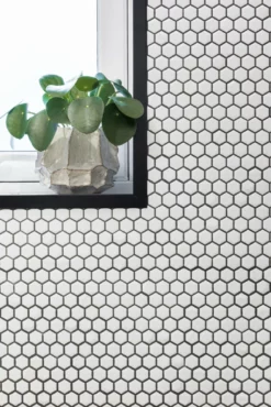 Mosaic Hexagon Glossy White -Hjemmedekorasjon Salg 2024 p 102040386 slideshow 2