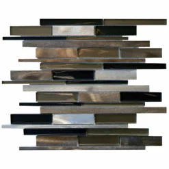 Mosaic Alu Cristal Dark Mix