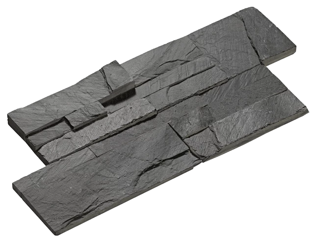 Sirdal Sort 15x60 Cm Skiferpanel 3 Sirdal Sort 15x60 Cm Skiferpanel