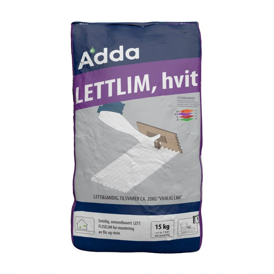 Adda Lettlim Hvit 15kg 3 Adda Lettlim Hvit 15kg