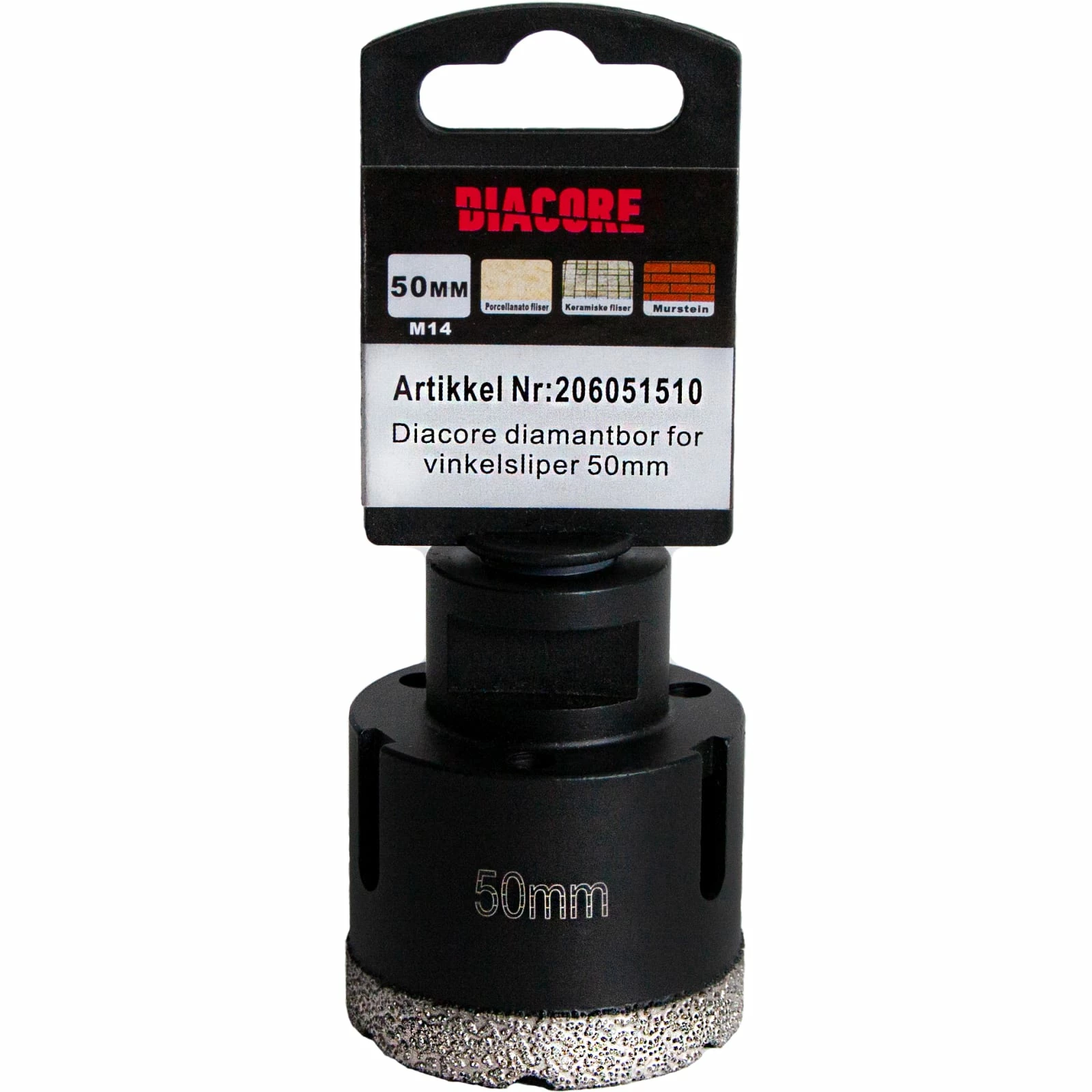 Diacore Diamantbor For Vinkelsliper 50mm 5 Diacore Diamantbor For Vinkelsliper 50mm - Bilde 3