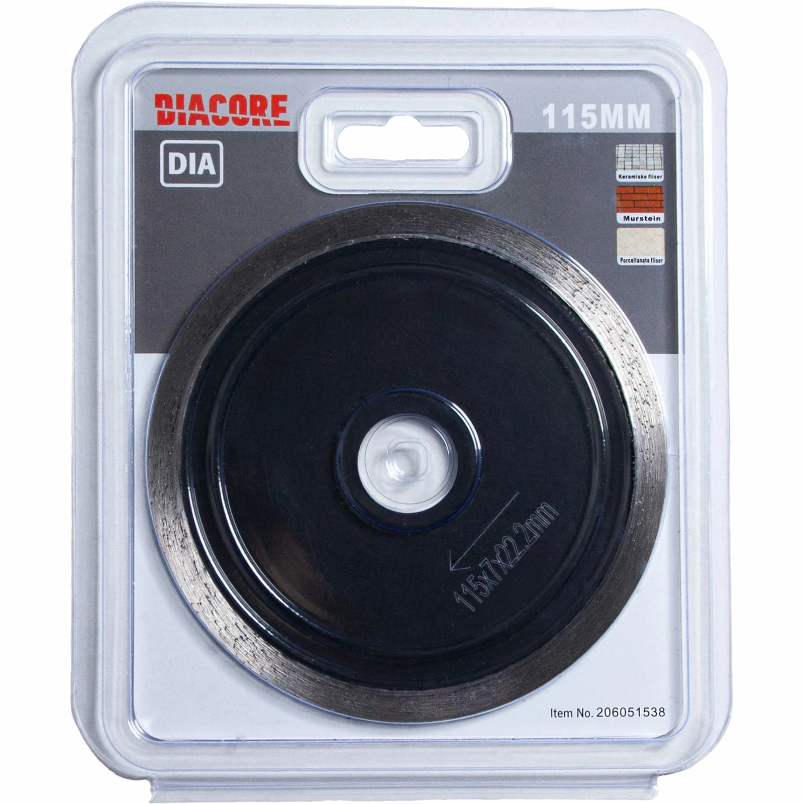 Diacore Diamantblad Basic 115mm 4 Diacore Diamantblad Basic 115mm - Bilde 2
