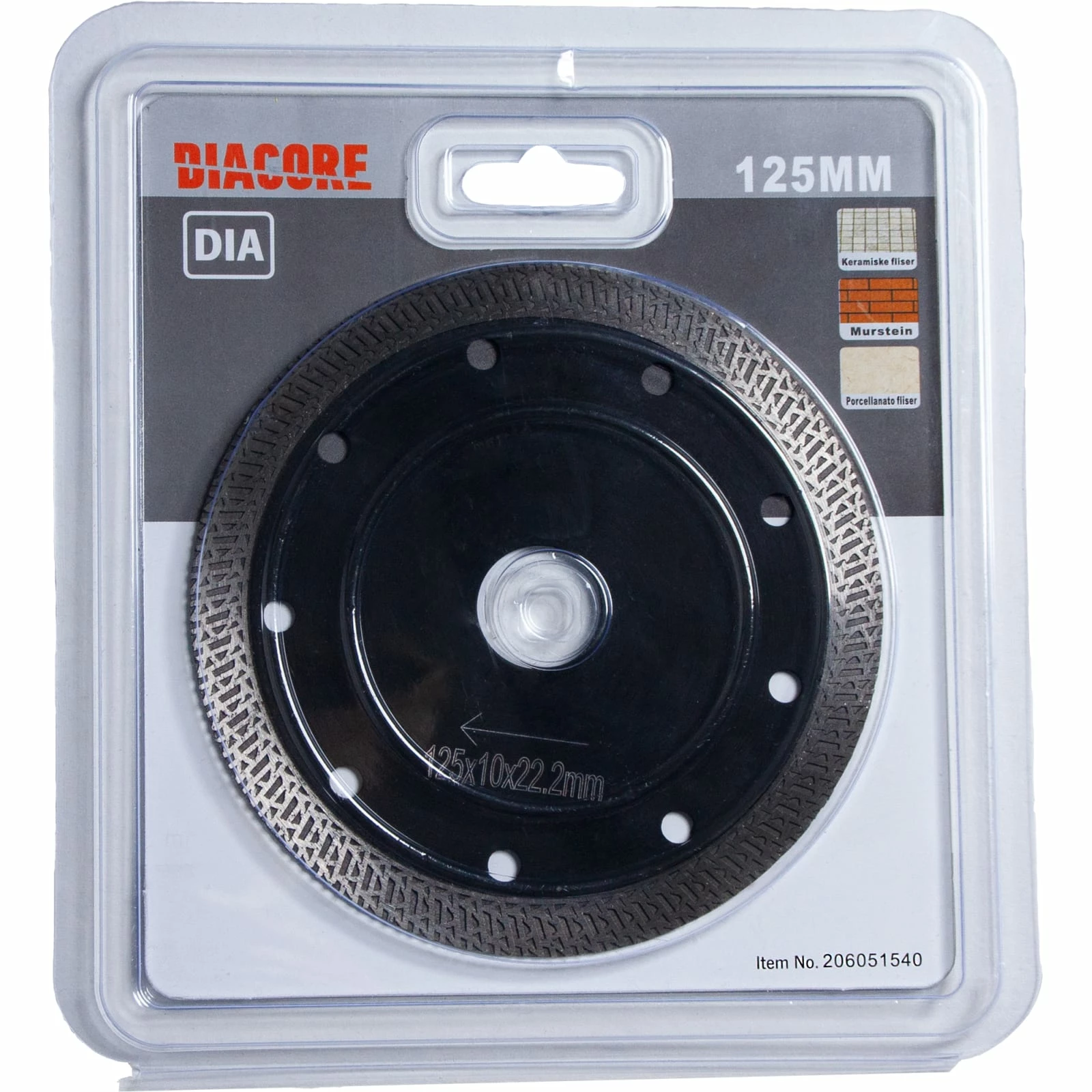 Diacore Diamantblad Proff 125mm 4 Diacore Diamantblad Proff 125mm - Bilde 2