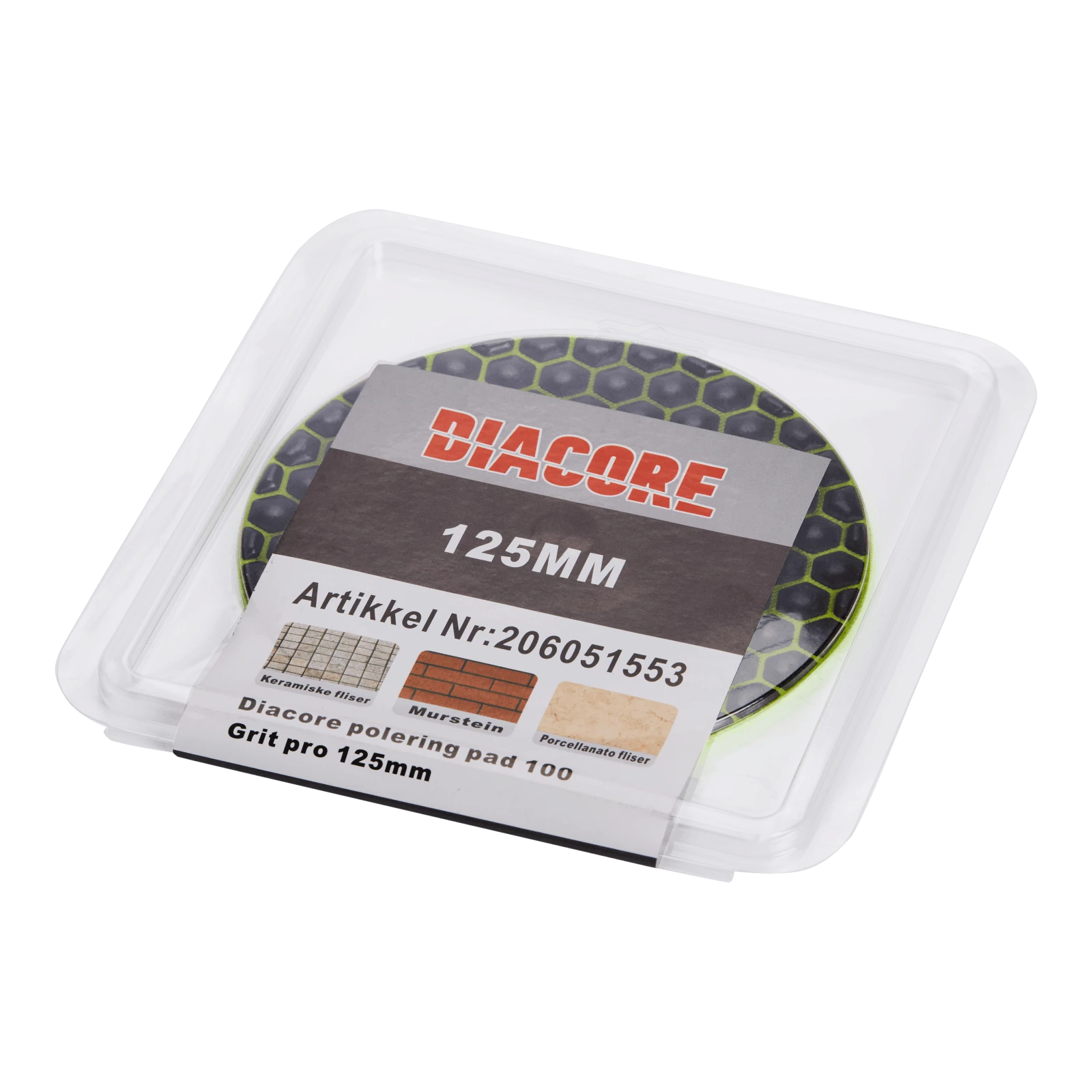 Diacore Polering Pad 100 Grit Pro 125mm 4 Diacore Polering Pad 100 Grit Pro 125mm - Bilde 2