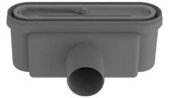 -Utløpshus Vannrett Ø50Mm