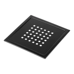 Kern Slukrist Mosel Sort Matt 20x20cm