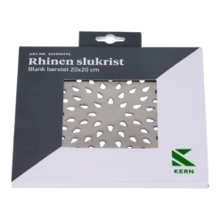 Kern Slukrist Rhinen Blank Børstet 20x20 Cm. -Hjemmedekorasjon Salg 2024 p 206080996 slideshow 2