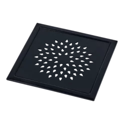 Kern Slukrist Rhinen Sort Matt 20x20cm