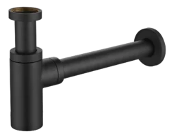 Flaskevannlås Sort Matt 1 1/4″