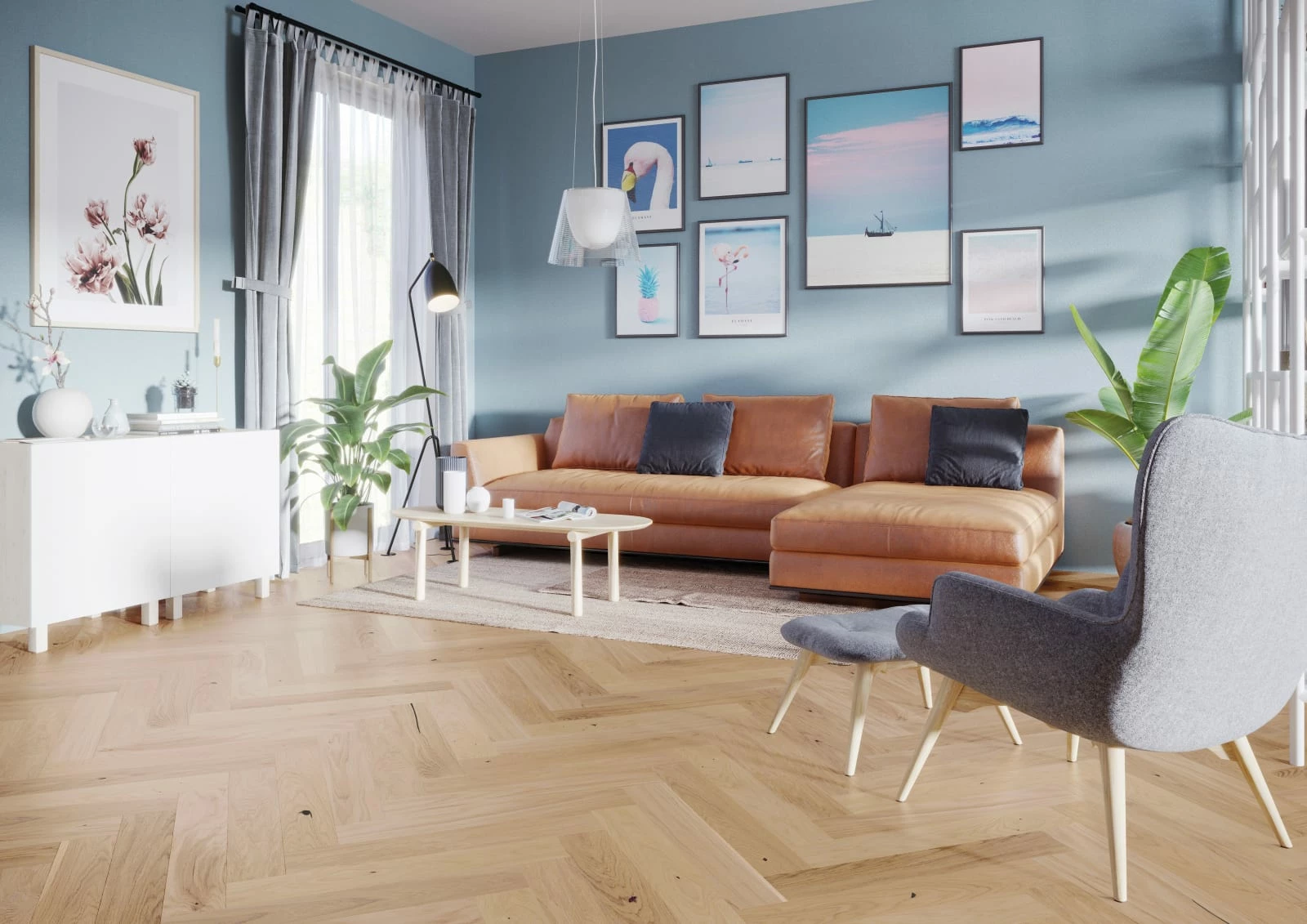 Holz Eik Skodde Fiskebein 4 Holz Eik Skodde Fiskebein - Bilde 2